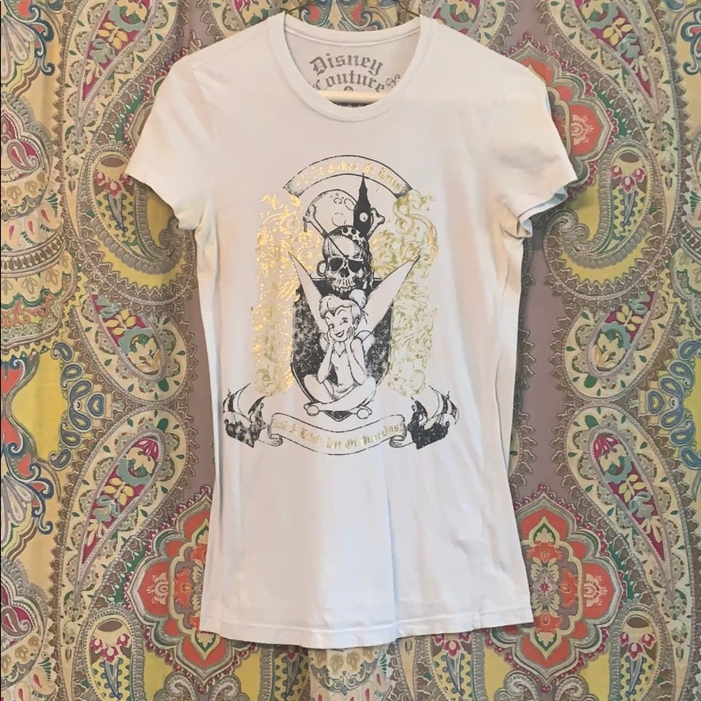 Vintage Disney couture tinker bell shirt